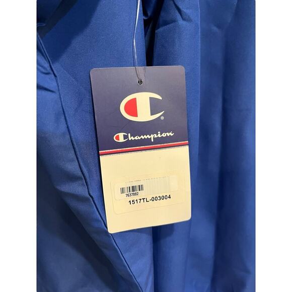Champion Women's Raincoat Jacket Windbreaker NWT Blue Medium - Picture 6 of 7